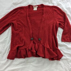 Christina Ruffled Sweater